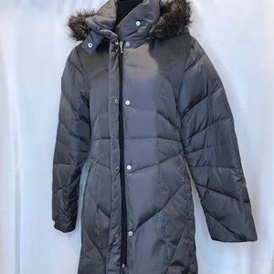 Novelti by AJG fur hooded long line winter parka